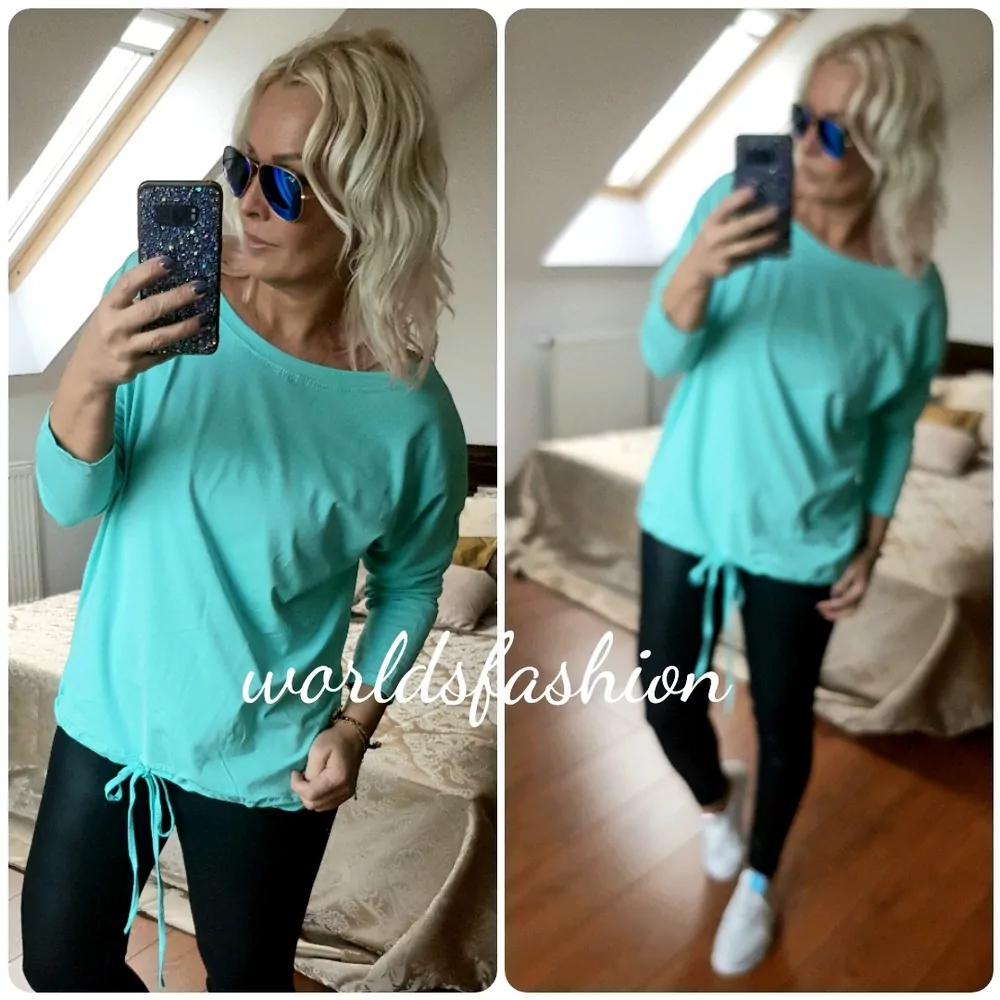 MIKINA JANE  -  MINT  S/M 