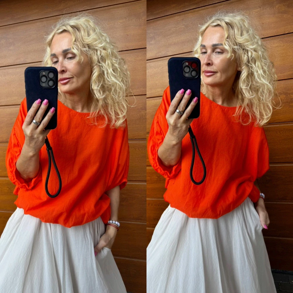 TOP -HALENKA SUMMER -barva korál