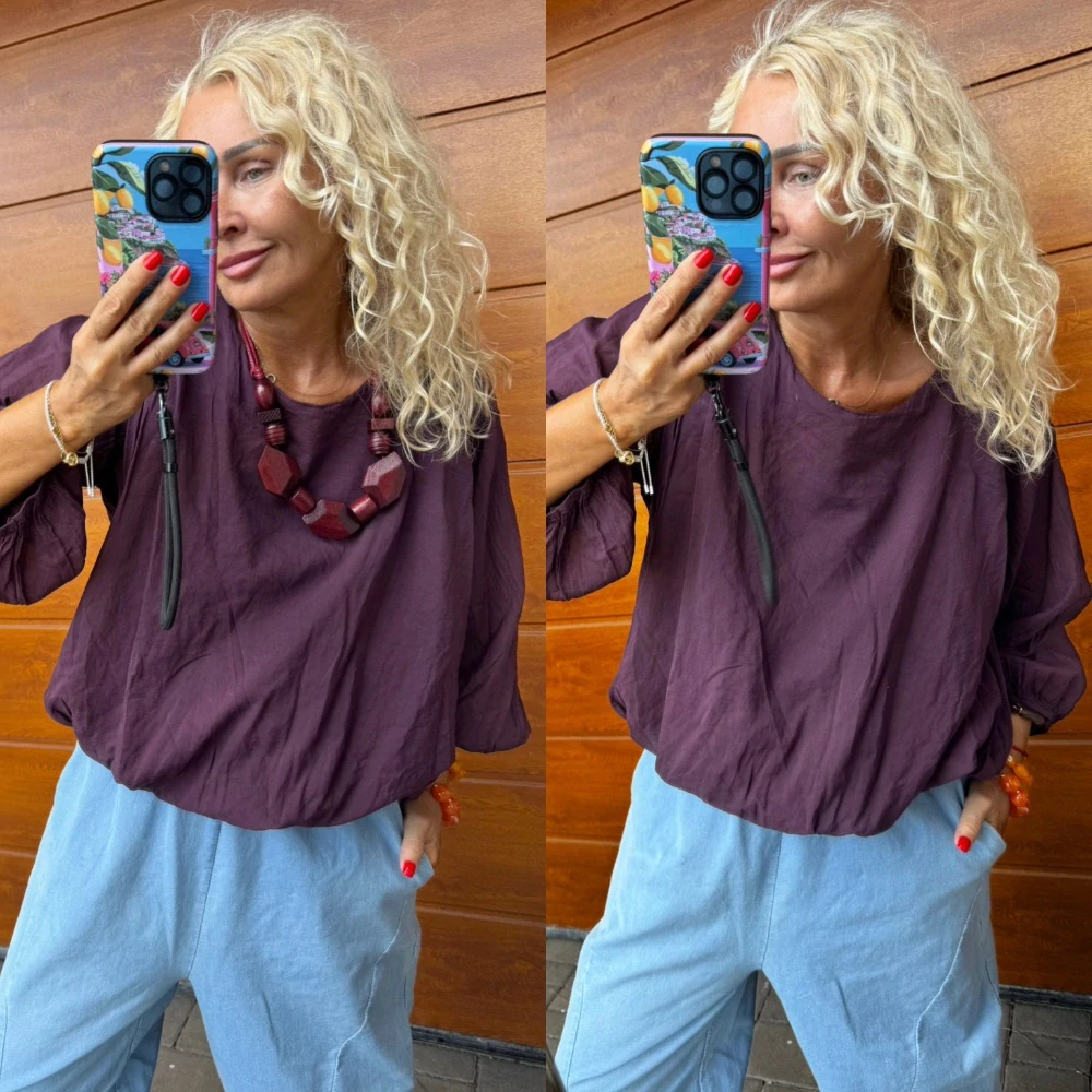 TOP -HALENKA -barva burgundská