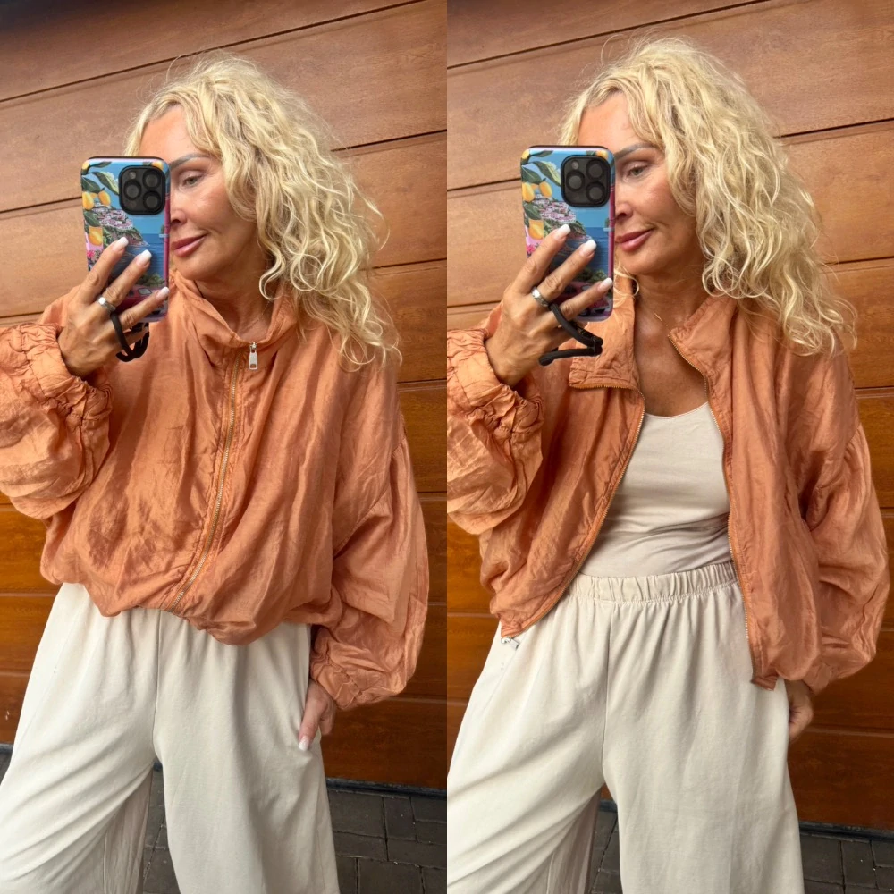 LUX BUNDA NA ZIP- KAŠTANOVÁ