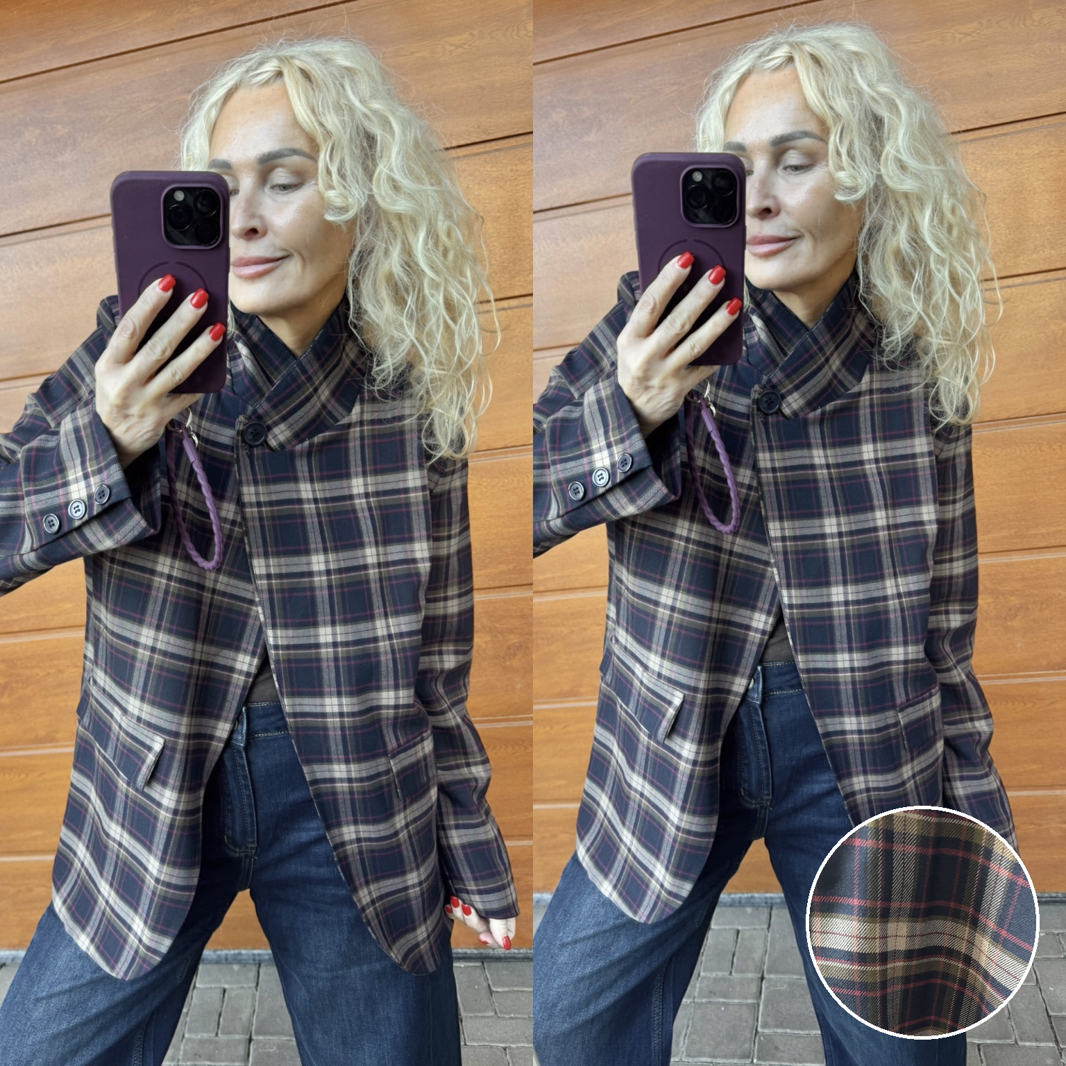 PODŠITÉ SAKO KÁRO- ZAPÍNÁNÍ NA JEDEN KNOFLÍK