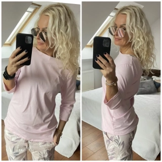 TRIKO KLASIK  - BABY PINK   3/4 rukáv S/M