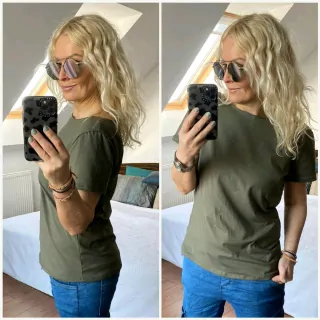 TRIKO KLASIK  M/L - krátký rukáv KHAKI 
