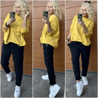 KALHOTOVÉ BAGGY ČERNÉ L/XL