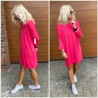 TRIKO OVERSIZE FUCHSIE