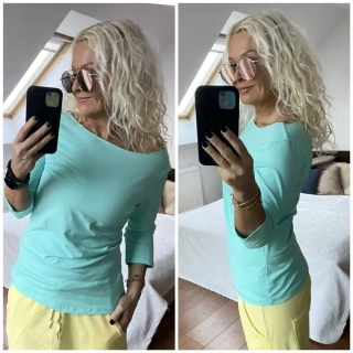 TRIKO KLASIK  -MINT 3/4 rukáv M/L