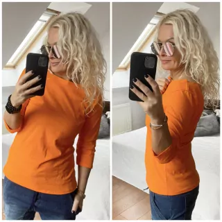 TRIKO KLASIK  - ORANŽ  3/4 rukáv M/L