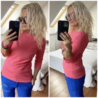 TRIKO KLASIK  - KORÁL  3/4 rukáv M/L
