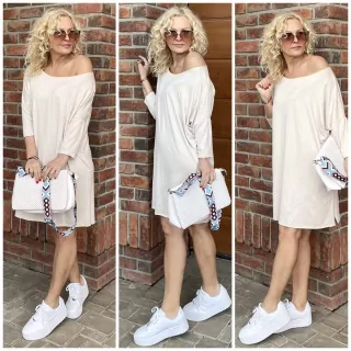 TRIKO OVERSIZE BÉŽOVÉ  M,L,XL