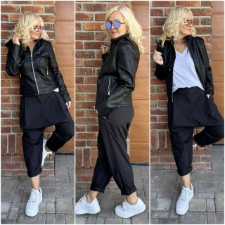 KALHOTOVÉ BAGGY LUX ČERNÉ 