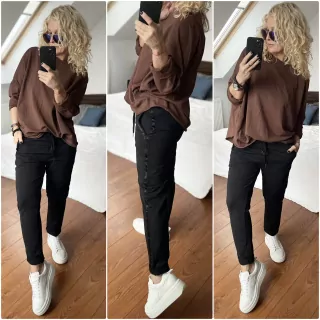 BAVLNĚNÉ BAGGY ČERNÉ S,M,L,XL 