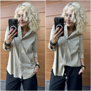 BÉŽOVÁ KOŠILE KLASIK