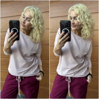 MIKINA JANE -  TMAVŠÍ PUDR L/XL
