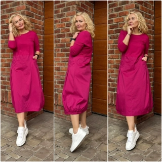 ŠATY SANDRA  barva MAGENTA