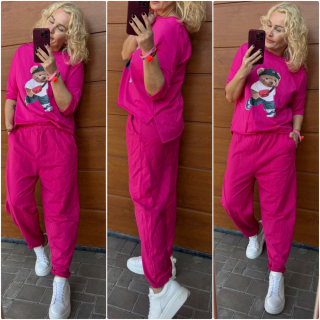 KALHOTOVÉ BAGGY PAULA FUCHSIE