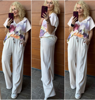 SPLÝVAVÉ KALHOTY BÉŽOVÉ LUX