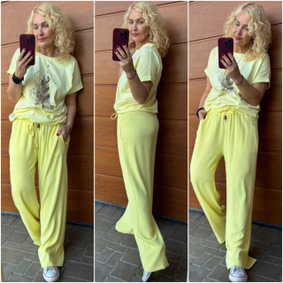 SPLÝVAVÉ KALHOTY SVĚTLE ŽLUTÉ LUX