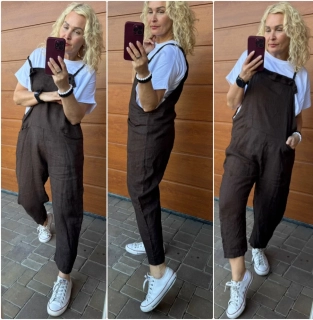 LNĚNÉ LACLÁČE ČOKOHNĚDÉ