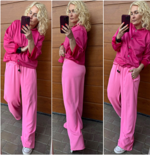 SPLÝVAVÉ KALHOTY  RŮŽOVÉ LUX