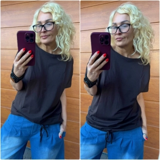 MIKINA JANE - ČOKOHNĚDÁ  L/XL