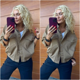 RIFLOVÁ BUNDA CAMEL