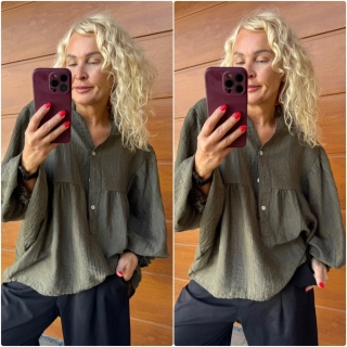 HALENKA TOP LUX KHAKI