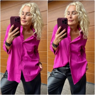 LUXUSNÍ KOŠILE FUCHSIE