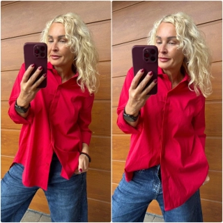 LUXUSNÍ KOŠILE ČERVENÁ