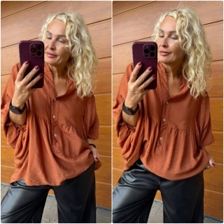 HALENKA TOP LUX KAŠTANOVÁ
