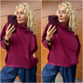 MÁSELKOVÁ MIKINA VÍNOVÁ JUDITA
