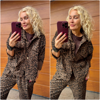 RIFLOVÁ BUNDA LEOPARD 