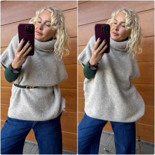 LUX ROLÁKOVÁ VESTA BÉŽOVÁ 