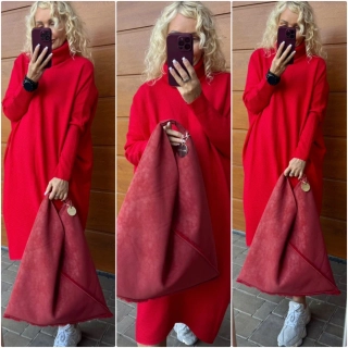 KOŽÍŠKOVÁ KABELA ČERVENÁ