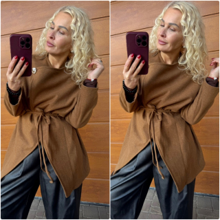 TEPLOUČKÝ CARDIGAN CAMEL 