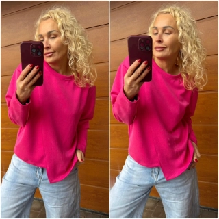 MÁSELKOVÁ MIKINA FUCHSIE 