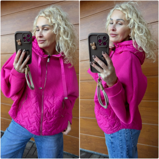 PŘECHODOVÁ BUNDA FUCHSIE