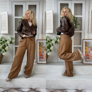 KALHOTY CAMEL  S PÁSKEM LUX