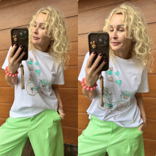 BAVLNĚNÉ TRIKO KOLO MINT