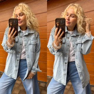 RIFLOVÁ LUX KOŠILE  S KAMÍNKY 