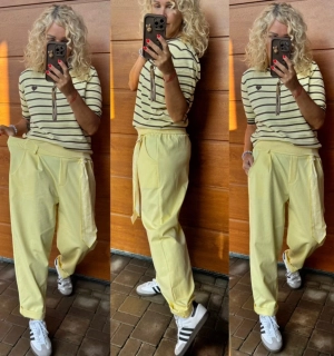 KALHOTOVÉ BAGGY ŽLUTÉ 