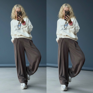 MÁSELKOVÉ KALHOTY SVĚTLE ČOKOLÁDOVÉ