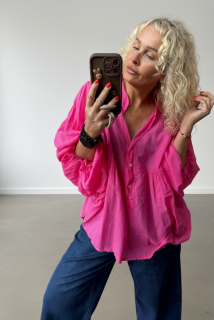 HALENKA TOP LUX FUCHSIE