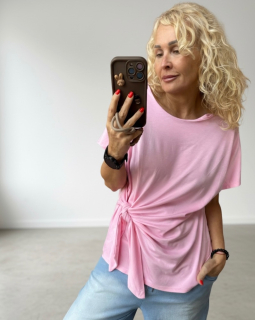 TRIKO RŮŽOVÉ UZEL