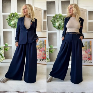 TMAVĚ MODRÉ SAKO LUX