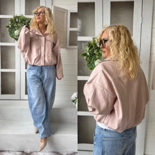 KOŽENKOVÁ BUNDA LUX PUDR