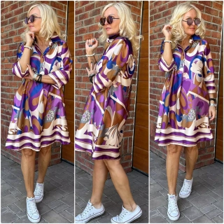 SATÉNOVÉ ŠATY MODRÉ LUX ROYAL