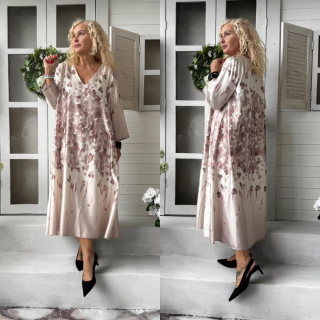 SATÉNOVÉ ŠATY MAXI 