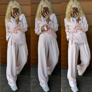 KOSTÝM PUDR  KALHOTY+ SAKO