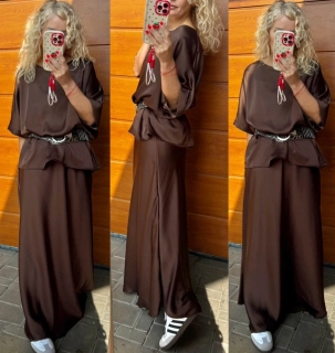 SATÉNOVÁ SUKNĚ ČOKO M/L 