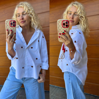 KOŠILE BÍLÁ ČOKO SRDCE